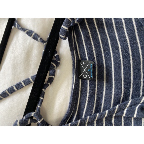 Gentle Fawn Blue and White Striped Tank Size Small - Picture 7 of 7